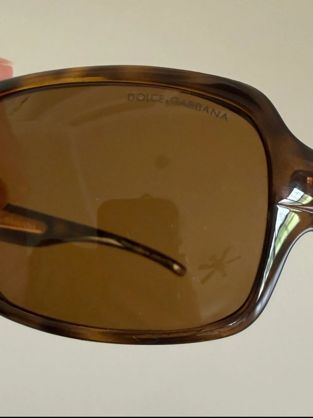 Dolce & Gabbana DG 6031 Vintage Tortoiseshell Wraparound Mask Sunglasses Set Y2K